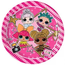 Тарелки Куклы LOL (8 шт.) Тарелки Куклы LOL (8 шт.)