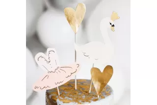 Топперы Лебединое озеро (4 шт.) Топперы Лебединое озеро (4 шт.)