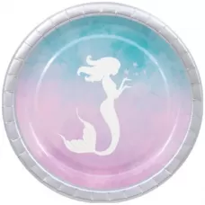 Тарелки Русалочка элегантная (8 шт.)