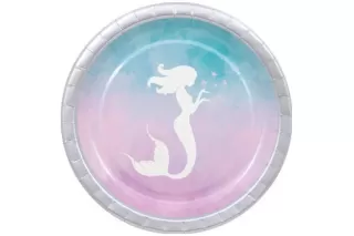Тарелки Русалочка элегантная (8 шт.)