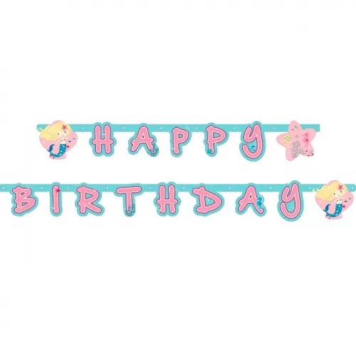 Гирлянда-буквы Русалочка Гирлянда-буквы Русалочка