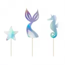 Топперы Русалочка (3 шт.) Топперы Русалочка (3 шт.)