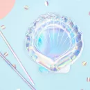 Тарелки бумажные Ракушка (6 шт) Тарелки бумажные Ракушка (6 шт)