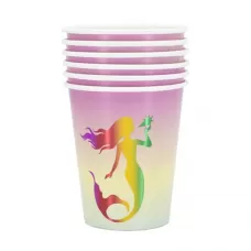 Стаканы Русалочка радужная (6 шт.) Стаканы Русалочка радужная (6 шт.)