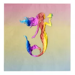 Салфетки Русалочка радужная (6 шт.) Салфетки Русалочка радужная (6 шт.)