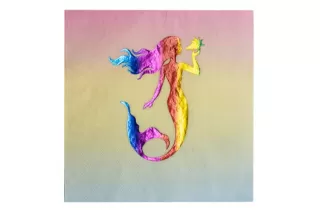 Салфетки Русалочка радужная (6 шт.) Салфетки Русалочка радужная (6 шт.)