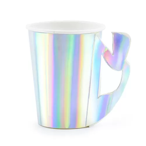 Стаканы бумажные одноразовые Русалочка фигурные Стаканы бумажные одноразовые Русалочка фигурные