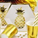 Тарелки бумажные Ананас золотой (6 шт.) Тарелки бумажные Ананас золотой (6 шт.)