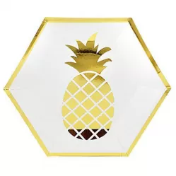 Тарелки Ананас золотой (6 шт.) Тарелки Ананас золотой (6 шт.)