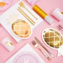 Тарелки бумажные Ананас фигурные (6 шт.) Тарелки бумажные Ананас фигурные (6 шт.)