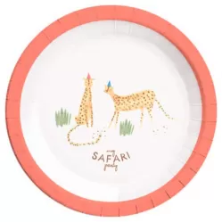 Тарелки Сафари (8 шт.)