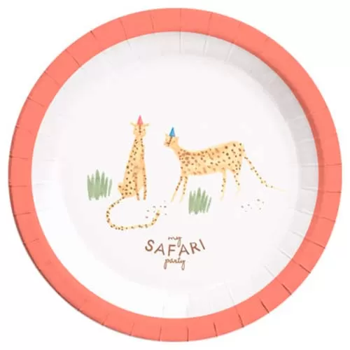 Тарелки Сафари 23 см (8 шт.)