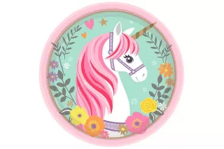 Тарелки Единорог Нежный 17 см (8 шт.) Тарелки Единорог Нежный 17 см (8 шт.)