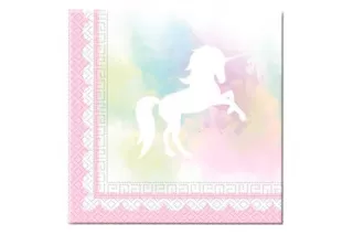 Салфетки Единорог Акварель (20 шт.) Салфетки Единорог Акварель (20 шт.)