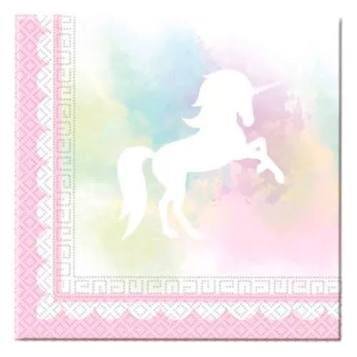 Салфетки Единорог Акварель (20 шт.) Салфетки Единорог Акварель (20 шт.)