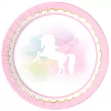 Тарелки Единорог Акварель (8 шт.) Тарелки Единорог Акварель (8 шт.)