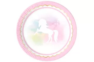 Тарелки Единорог Акварель (8 шт.) Тарелки Единорог Акварель (8 шт.)