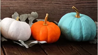 Декорируем тыквы!