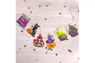 Гирлянда Хэллоуин на прищепках Гирлянда Хэллоуин на прищепках