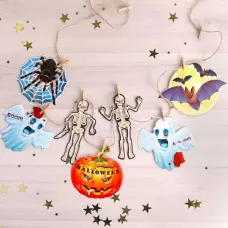 Гирлянда Страшилки на прищепках Гирлянда Страшилки на прищепках