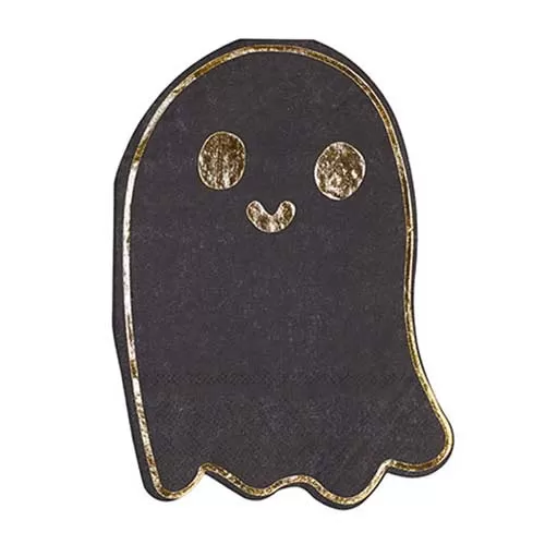 Салфетки бумажные Привидение черное (6 шт.) Салфетки бумажные Привидение черное (6 шт.)