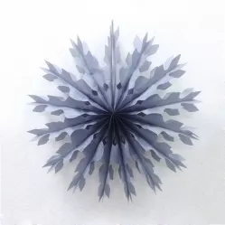 Фант Снежинка серебряная (40 см) Фант Снежинка серебряная (40 см)