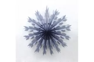 Фант Снежинка серебряная (40 см) Фант Снежинка серебряная (40 см)