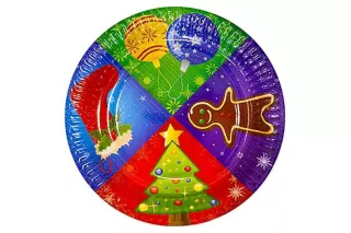 Тарелки Рождество (6 шт.) Тарелки Рождество (6 шт.)
