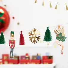 Гирлянда Щелкунчик красная Гирлянда Щелкунчик красная