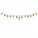 Гирлянда Щелкунчик красная Гирлянда Щелкунчик красная