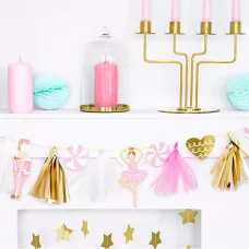 Гирлянда Щелкунчик розовая Гирлянда Щелкунчик розовая