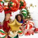 Шар Леденец красно-белый Шар Леденец красно-белый