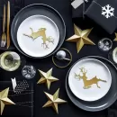 Олень Рудольф золотой (10 шт) Олень Рудольф золотой (10 шт)