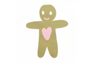 Салфетки Пряничный человечек (20 шт.) Салфетки Пряничный человечек (20 шт.)