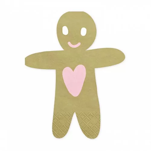 Салфетки Пряничный человечек (20 шт.) Салфетки Пряничный человечек (20 шт.)