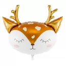 Шар Олень голова с рожками Шар Олень голова с рожками