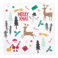 Салфетки Merry Xmas (20 шт.) Салфетки Merry Xmas (20 шт.)