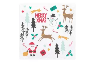 Салфетки Merry Xmas (20 шт.) Салфетки Merry Xmas (20 шт.)