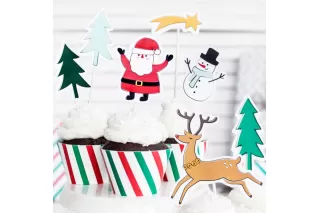 Топперы Рождество (7 шт.) Топперы Рождество (7 шт.)