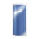 Гирлянда тассел для праздника голубая, 12 кисточек