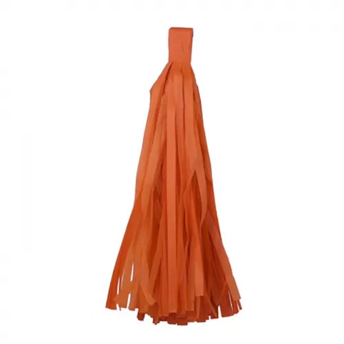 Гирлянда тассел для шаров оранжевая Гирлянда тассел для шаров оранжевая