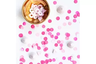 Конфетти Микс розовые