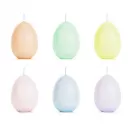 Свечи Пасха в форме яйца (6 шт.)