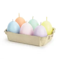 Свечи Пасха в форме яйца (6 шт.) Свечи Пасха в форме яйца (6 шт.)