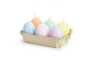 Свечи Пасха в форме яйца (6 шт.) Свечи Пасха в форме яйца (6 шт.)