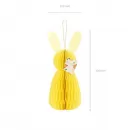 Фигура бумажная Кролик желтый