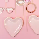 Тарелки бумажные Сердце (6 шт.)  Тарелки бумажные Сердце (6 шт.)