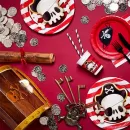 Тарелки Сундук пирата 23 см (8 шт.) Тарелки Сундук пирата 23 см (8 шт.)