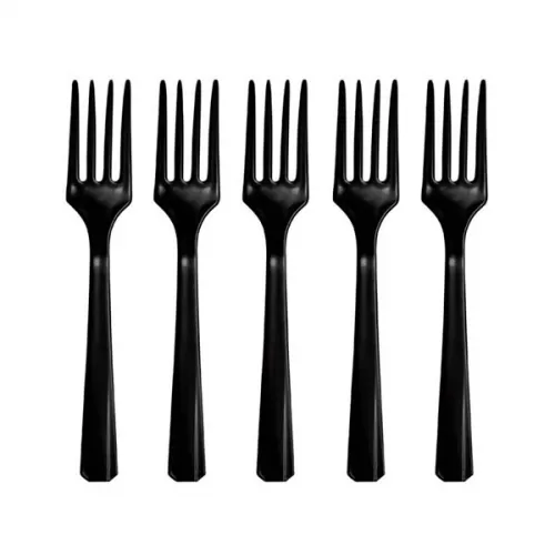 Вилки черные (20 шт.)