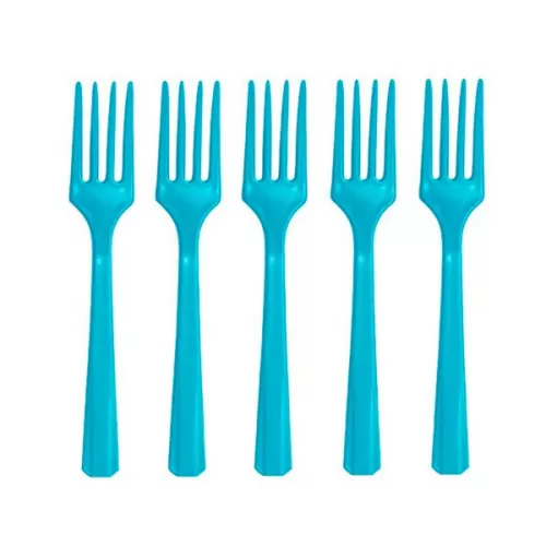 Вилки голубые (20 шт.) Вилки голубые (20 шт.)